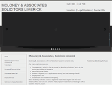 Tablet Screenshot of moloney-solicitors.ie